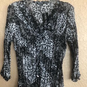 Ruched women’s blouse